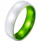 COI Tungsten Carbide Ceramic Wedding Band Ring - TG2953AA