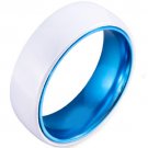 COI Tungsten Carbide Ceramic Wedding Band Ring - TG4191AAA