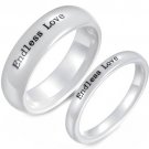 COI Ceramic Endless Love Wedding Band Ring - TG2709