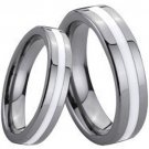 COI Tungsten Carbide Wedding Band Ring With Ceramic - TG138