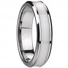 COI Tungsten Carbide Wedding Band Ring With Ceramic - TG1952