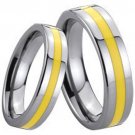 COI Tungsten Carbide Wedding Band Ring With Ceramic - TG142