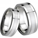 COI Tungsten Carbide Wedding Band Ring With Ceramic - TG182