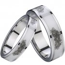 COI Tungsten Carbide Wedding Band Ring With Ceramic - TG2471