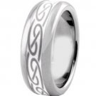 COI Tungsten Carbide Wedding Band Ring With Ceramic - TG3610
