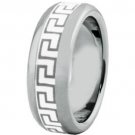 COI Tungsten Carbide Wedding Band Ring With Ceramic - TG3611