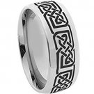COI Tungsten Carbide SuperMan Ring With Carbon Fiber-TG873CC