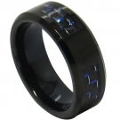 COI Tungsten Carbide Wedding Ring With Carbon Fiber - TG4312