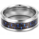 COI Tungsten Carbide Wedding Ring With Carbon Fiber - TG4314