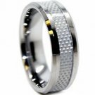 COI Tungsten Carbide Wedding Ring With Carbon Fiber - TG4317