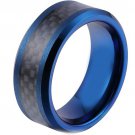 COI Tungsten Carbide Wedding Band Ring With Carbon Fiber-TG4015