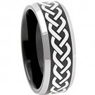 COI Tungsten Carbide Celtic Wedding Band Ring - TG3109AA