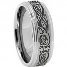 COI Tungsten Carbide Dragon Wedding Band Ring - TG3787CC