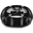 COI Black Tungsten Carbide Batman & SuperMan Ring - TG2919