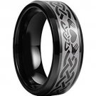 COI Black Tungsten Carbide Mo Anam Cara Ring - TG956AA