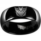 COI Black Tungsten Carbide Transformer Ring - TG2286