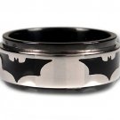 COI Tungsten Carbide BatMan Wedding Band Ring - TG2962