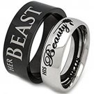 COI Tungsten Carbide Beauty & Beast Ring - TG4726