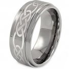 COI Tungsten Carbide Celtic Wedding Band Ring - TG1372