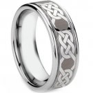 COI Tungsten Carbide Celtic Wedding Band Ring - TG1434