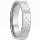 COI Tungsten Carbide Celtic Wedding Band Ring - TG2977