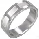 COI Tungsten Carbide Checkered Flag Ring - TG2972