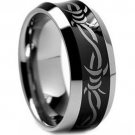 COI Tungsten Carbide Concave Wedding Band Ring - TG2999