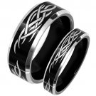 COI Tungsten Carbide Couple Wedding Band Ring - TG3664