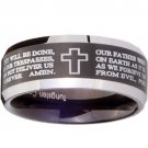 COI Tungsten Carbide Cross Wedding Band Ring - TG2520