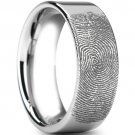 COI Tungsten Carbide Custom Fingerprint Ring - TG3234AA