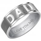 COI Tungsten Carbide Daddy Man's Band Ring - TG3660