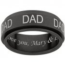 COI Tungsten Carbide Daddy Ring With Custom Engraving-TG1062AA