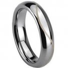 COI Tungsten Carbide Dome Wedding Band Ring - TG178