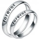 COI Tungsten Carbide Forever Wedding Band Ring - TG4445
