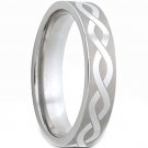 COI Tungsten Carbide Infinity Wedding Band Ring - TG2978