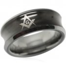 COI Tungsten Carbide Masonic Wedding Band Ring - TG3835
