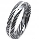 COI Tungsten Carbide Damascus Wedding Band Ring - TG3859QQ