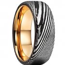 COI Tungsten Carbide Two Tone Damacus Ring - TG2089AA