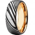 COI Tungsten Carbide Two Tone Damascus Ring - TG2424AA