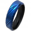 COI Tungsten Carbide Two Tone Damascus Ring - TG3800BB