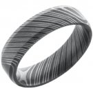 COI Black Tungsten Carbide Damascus Wedding Band Ring-TG2991C