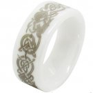 COI Ceramic Dragon Wedding Band Ring - TG1496AA