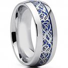 COI Tungsten Carbide Dragon Wedding Band Ring - TG1271AA