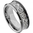 COI Tungsten Carbide Dragon Wedding Band Ring - TG2130AA
