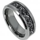 COI Tungsten Carbide Dragon Wedding Band Ring - TG3410AA
