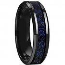 COI Tungsten Carbide Dragon Wedding Band Ring - TG615AA