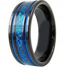 COI Tungsten Carbide Two Tone Dragon Ring - TG1494AA