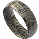 COI Black Tungsten Carbide Damascus Wedding Band Ring - TG3824