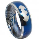 COI Tungsten Carbide Batman Damascus Ring - TG3853AA