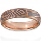 COI Tungsten Carbide Damascus Wedding Band Ring - TG1474AA